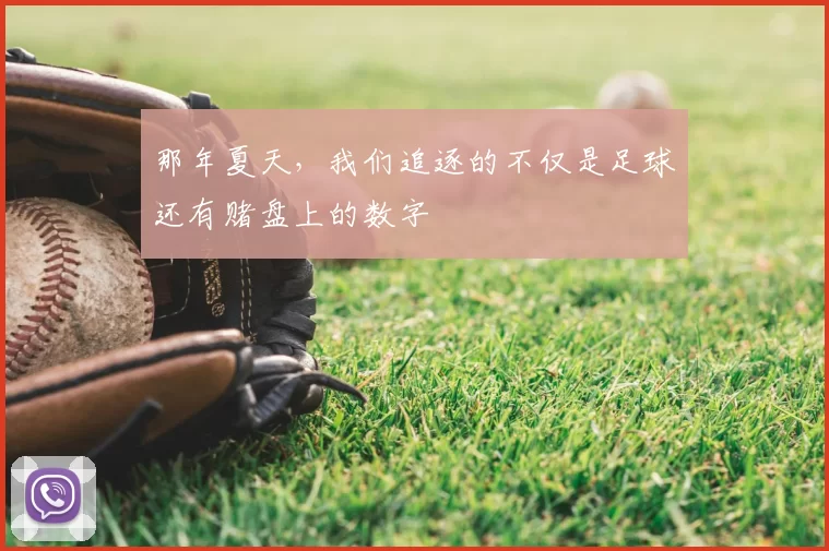 那年夏天,我们追逐的不仅是足球还有赌盘上的数字