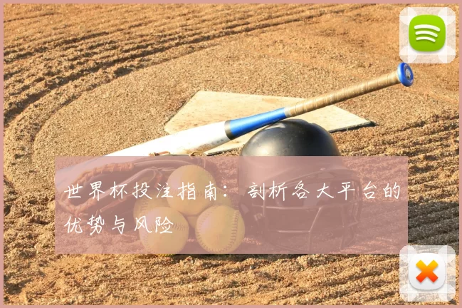 世界杯投注指南:剖析各大平台的优势与风险