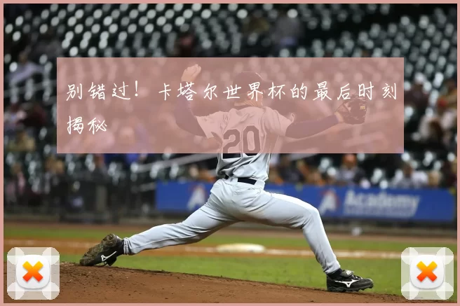 别错过!卡塔尔世界杯的最后时刻揭秘
