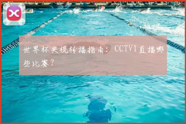 世界杯央视转播指南:CCTV1直播哪些比赛?